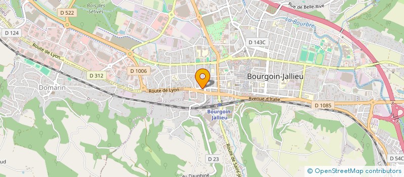 localisation de l'entreprise BET CELLIER à BOURGOIN-JALLIEU