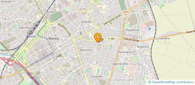 localisation de l'entreprise BET CLAIR'EQUEAUX à CHAMPIGNY