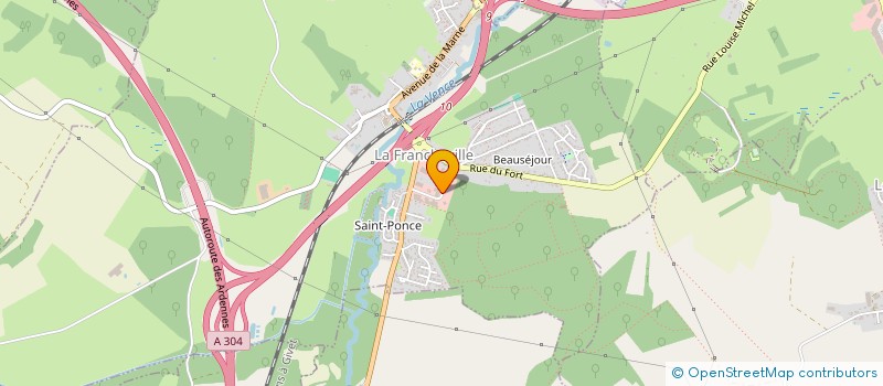 localisation de l'entreprise BET CONCEPT STRUCTURES à VILLERS-SEMEUSE
