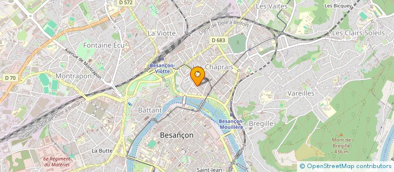 localisation de l'entreprise BET CORNET EMMANUEL à BESANCON