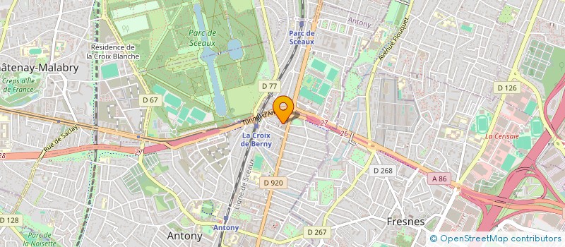 localisation de l'entreprise BET DOGU à ANTONY