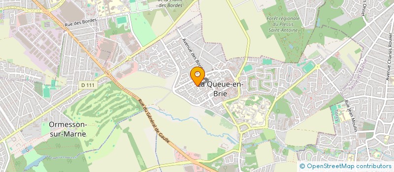 localisation de l'entreprise BET DPM à LA QUEUE-EN-BRIE