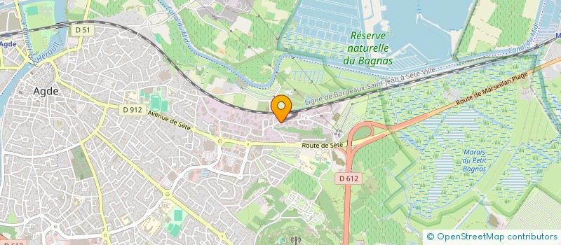 localisation de l'entreprise BET'EAU à AGDE