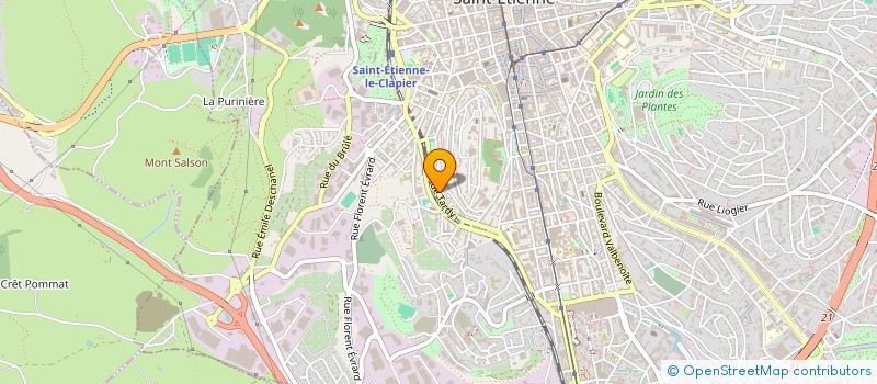 localisation de l'entreprise BET GAUCHET RABERIN  SAINT-ETIENNE