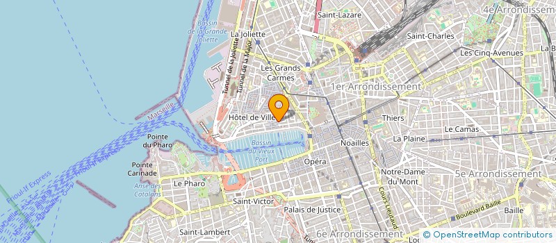 localisation de l'entreprise BET INGENIERIE ET TECHNIQUE SARL à MARSEILLE