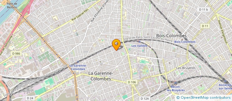 localisation de l'entreprise BET LO-GER à LA GARENNE-COLOMBES