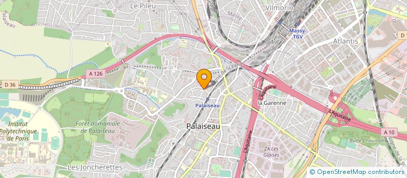 localisation de l'entreprise BET LX à PALAISEAU
