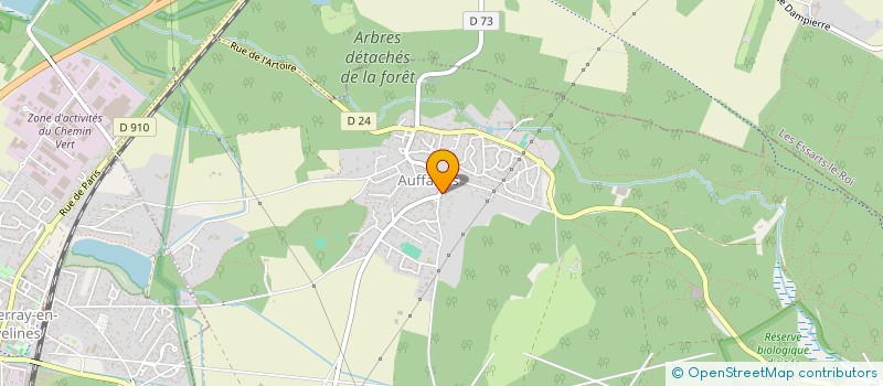 localisation de l'entreprise BET MARTIN BRUNO  AUFFARGIS