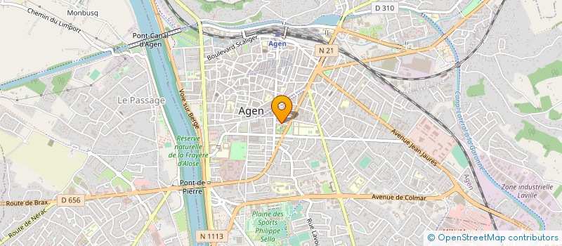 localisation de l'entreprise BET MAURIC à AGEN