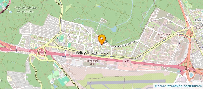 localisation de l'entreprise BET MDE à VELIZY-VILLACOUBLAY