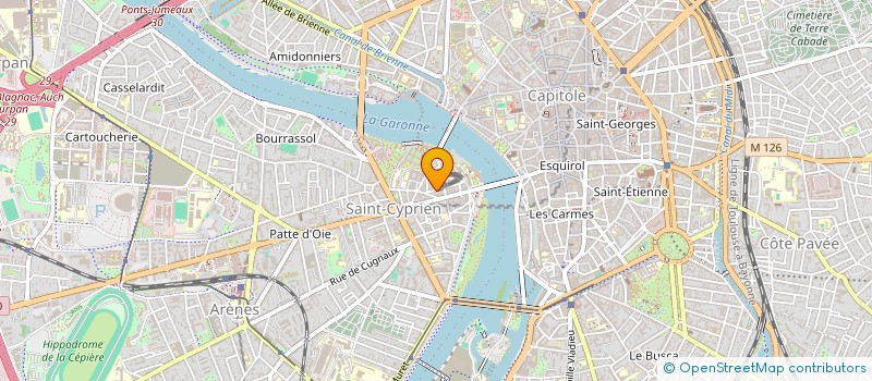 localisation de l'entreprise BET NSR à TOULOUSE