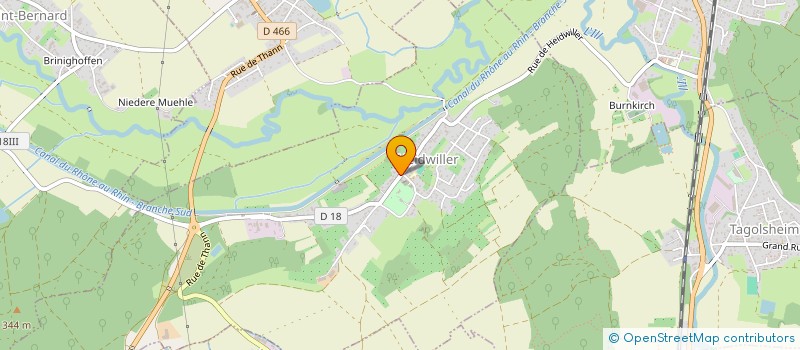 localisation de l'entreprise BET PERRIN  HEIDWILLER