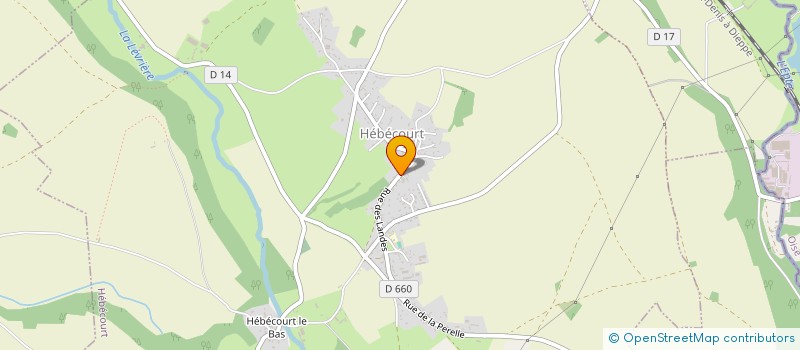 localisation de l'entreprise BET PLOMBERIE  HEBECOURT