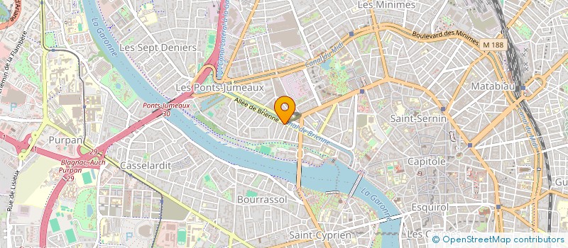 localisation de l'entreprise BET PUJOL  TOULOUSE