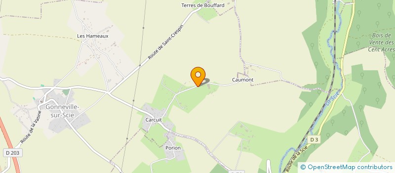 localisation de l'entreprise BET Q.A.I  GONNEVILLE-SUR-SCIE