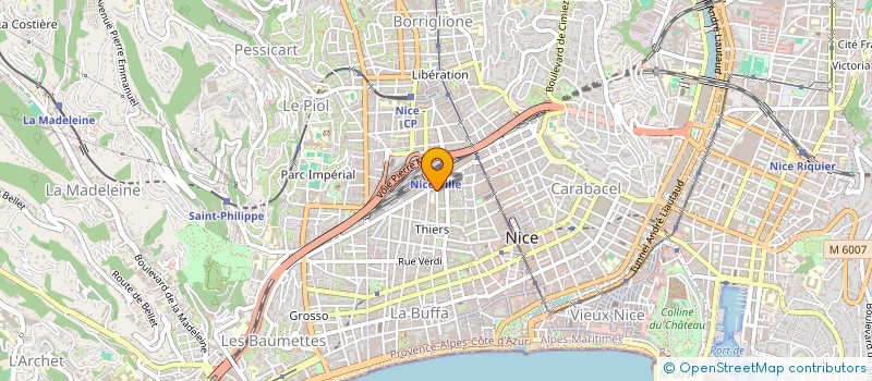 localisation de l'entreprise BET SALADINO STRUCTURE à NICE