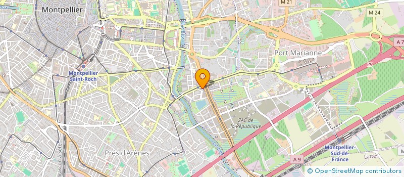 localisation de l'entreprise BET SANDRI à MONTPELLIER