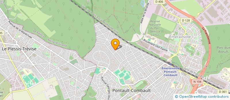 localisation de l'entreprise BET SENOUCI à PONTAULT-COMBAULT
