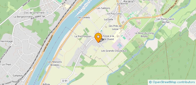 localisation de l'entreprise BET THERMICENTRE  BLOIS