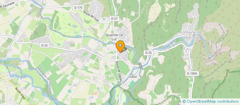 localisation de l'entreprise BET TS3  SAUMANE-DE-VAUCLUSE