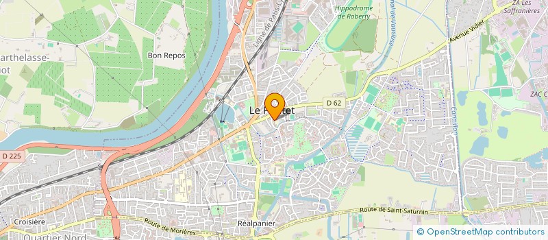 localisation de l'entreprise BET USCLAT  LE PONTET