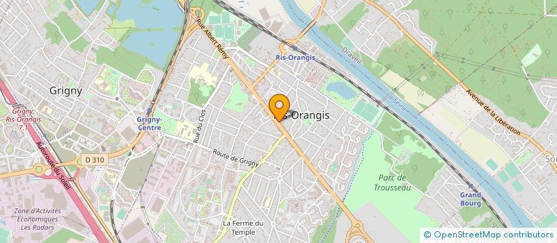 localisation de l'entreprise BET VANHOYE BATIMENT ETUDE TRAVAUX VANHOYE à RIS-ORANGIS