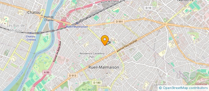 localisation de l'entreprise BETA à RUEIL-MALMAISON