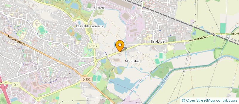 localisation de l'entreprise BETA à TRELAZE