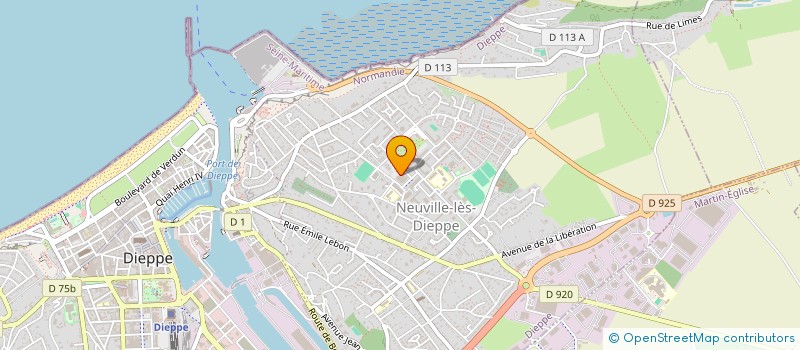 localisation de l'entreprise BETA  OFFRANVILLE