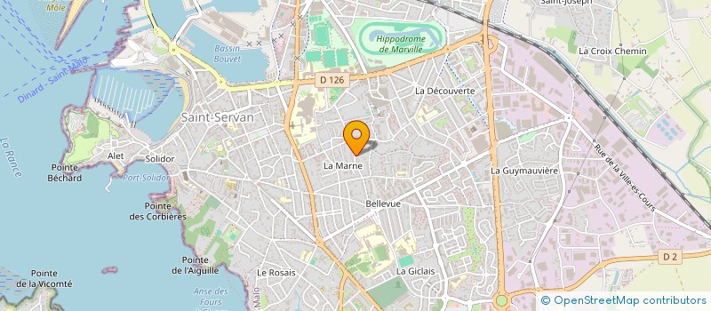 localisation de l'entreprise BETA ALPHA GAMMA  LORIENT