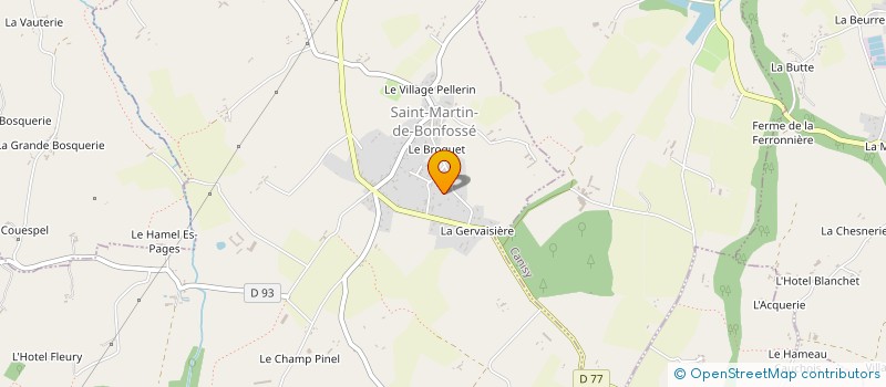 localisation de l'entreprise BETA AQUARII  SAINT-MARTIN-DE-BONFOSSE