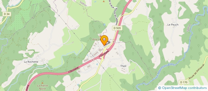 localisation de l'entreprise BETA BEAMS  DONZENAC