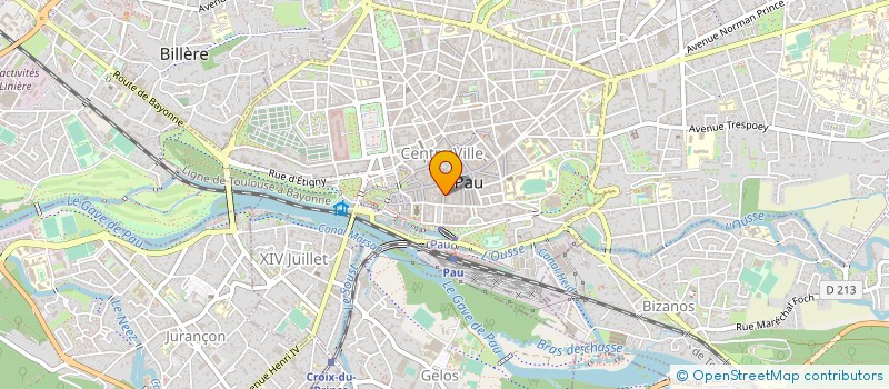 localisation de l'entreprise BETA-BLOC ESCALADE à PAU