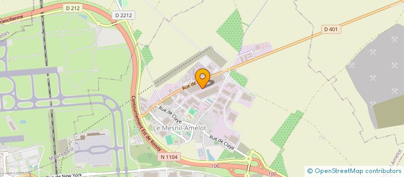 localisation de l'entreprise BETA CARGO FRANCE  LE MESNIL-AMELOT