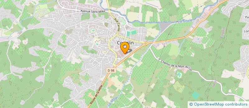 localisation de l'entreprise BETA CONCEPT à COGOLIN