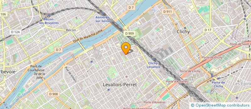 localisation de l'entreprise BETA CONSULTING à LEVALLOIS-PERRET