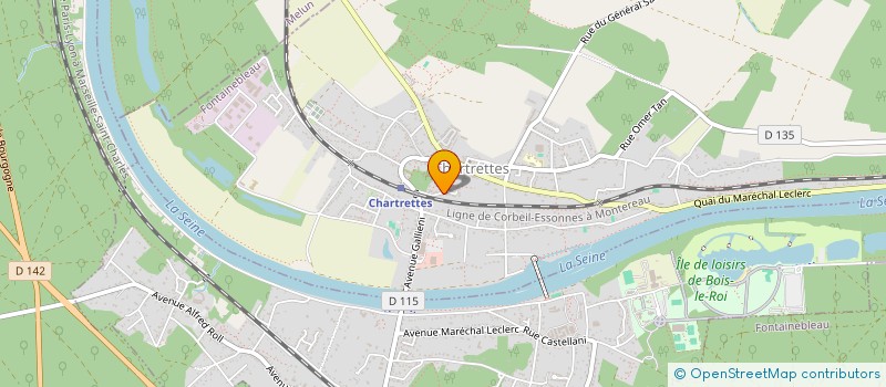 localisation de l'entreprise BETA CORP  CHARTRETTES