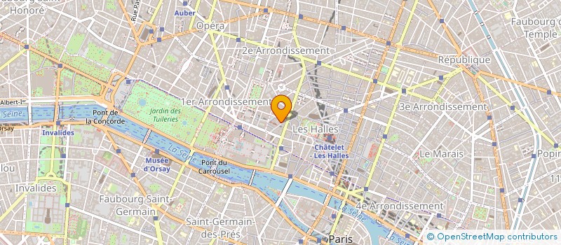 localisation de l'entreprise BETA DIFFUSION à PARIS