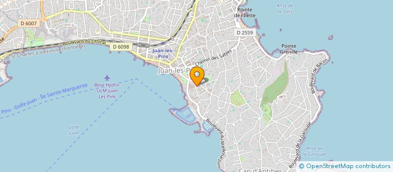 localisation de l'entreprise BETA ENGINEERING à ANTIBES
