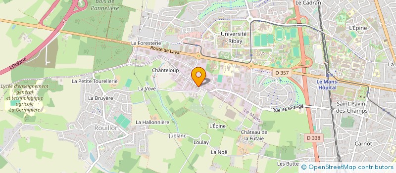 localisation de l'entreprise BETA EPSILON à BUC