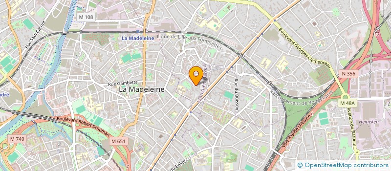 localisation de l'entreprise BETA FACADES à MARCQ-EN-BARŒUL