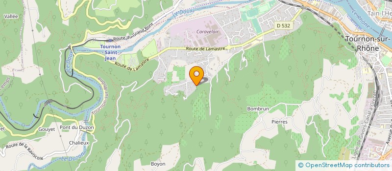 localisation de l'entreprise BETA FINANCE à TOURNON-SUR-RHONE