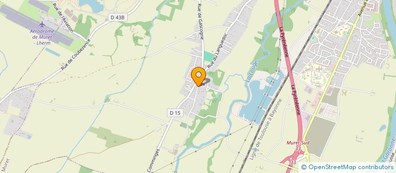 localisation de l'entreprise BETA FORMATION  MURET