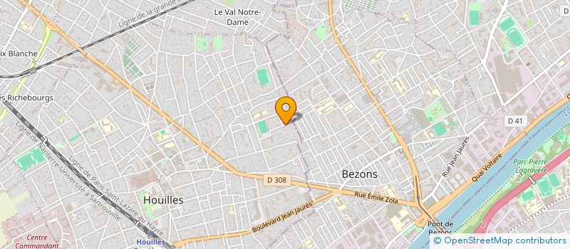 localisation de l'entreprise BETA FRANCE PARIS  HOUILLES