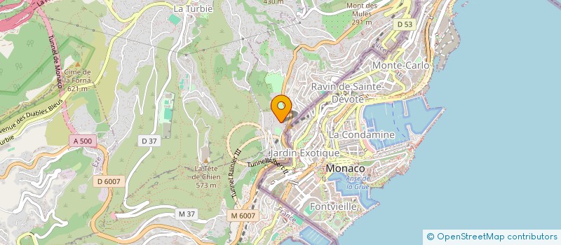 localisation de l'entreprise BETA GESTION à LA TURBIE