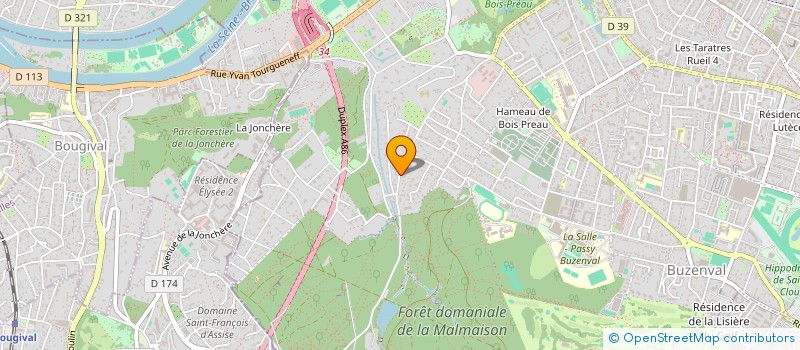 localisation de l'entreprise BETA INGENIERIE à RUEIL-MALMAISON