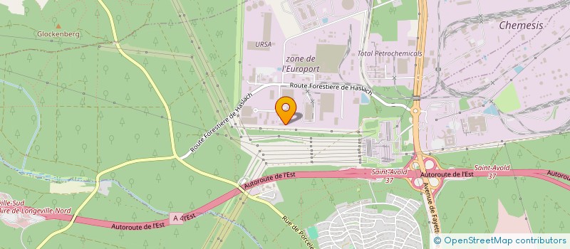 localisation de l'entreprise BETA INGENIERIE CONSEIL ET CONTROLE à SAINT-AVOLD