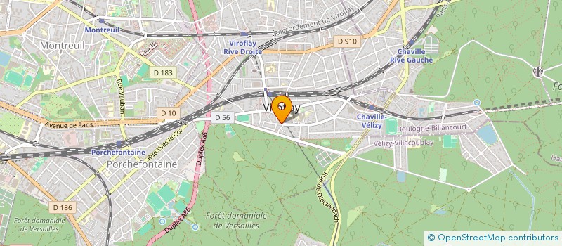 localisation de l'entreprise BETA STRATEGY à VIROFLAY