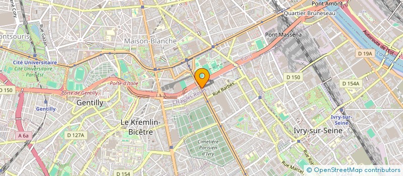 localisation de l'entreprise BETA SYSTEMS SOFTWARE FRANCE à IVRY-SUR-SEINE