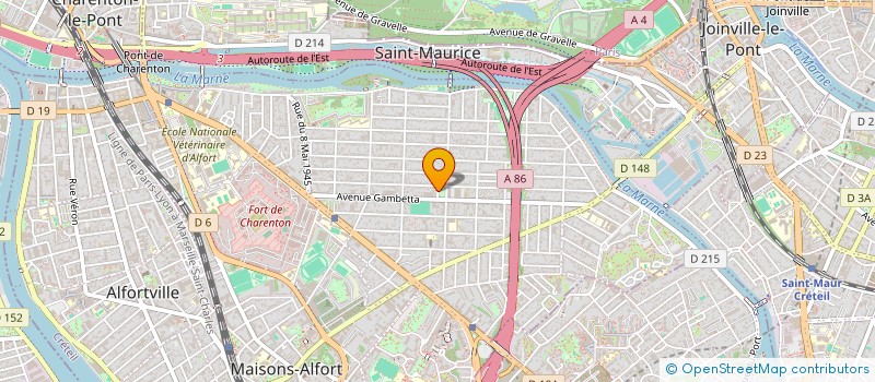 localisation de l'entreprise BETA TAXIS  MAISONS-ALFORT